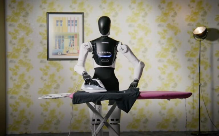 neura robot ironing