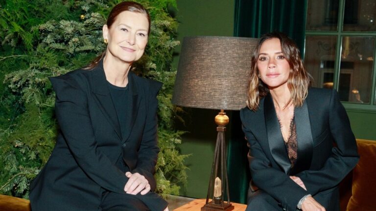 VICTORIA BECKHAM AND ROSE UNIACKE