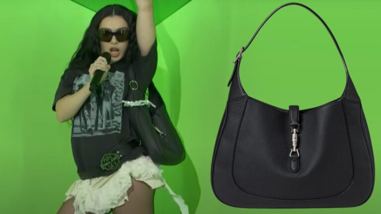 charli xcx snl gucci jackie bag