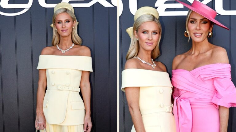 nicky hilton rebecca vallance lexus melbourne derby style