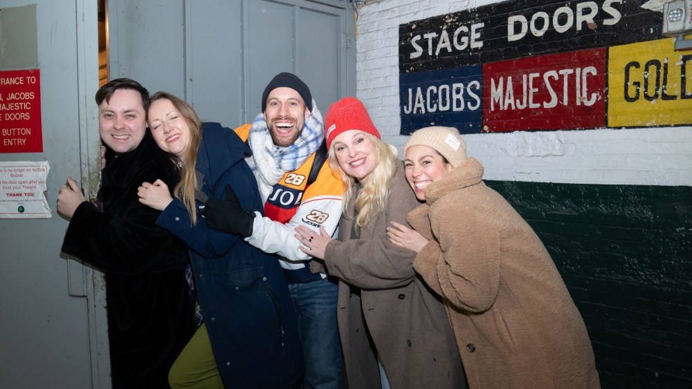 From L to R Jak Malone Natasha Hodgson David Cumming Zoe Roberts Claire Marie Hall Photo by Juliett